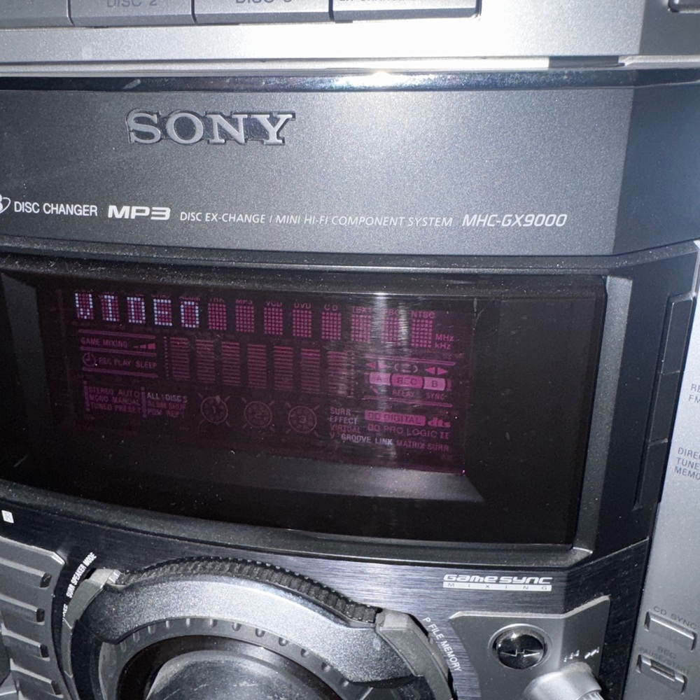 Sony home stereo